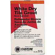 White Tile Grout No Sand 5 Lb Box