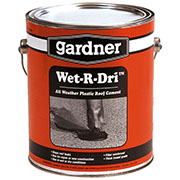 Wet or Dry Plastic Roof Cement 1 Gallon