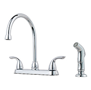 Pp Kitchen Faucet W/Spry Chrome