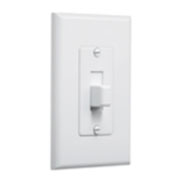 Masque 1 Gang Wall Plate White