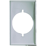 Appl Receptacle Wall Plate Chr