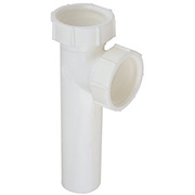 1-1/2" Pvc End Tee & Tailpiece