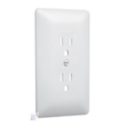 Masque Duplex Receptacle Plate White 5 Pack