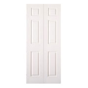 Primed 6 Panel Bifold Door
