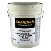 Semi Gloss Wall Paint Canvas White 5 Gallon
