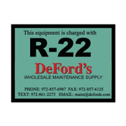 R-22 Adhesive Label Pack Of 10
