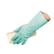 Flocked Lined Nitrile Gloves