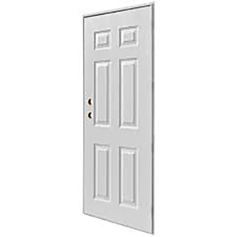 38" x 76" 6 Panel Steel Door