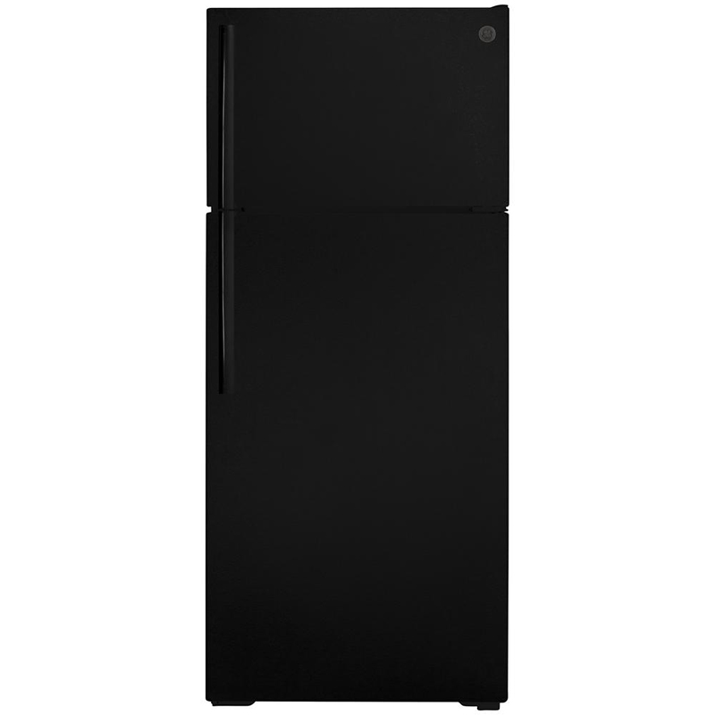 GE 17.5 Cu Ft Top Freezer Refrigerator Ice Maker Installed