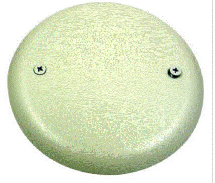 ROUND CEILING BOX COVER WHITE