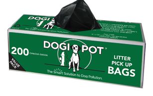 DOGIPOT LITTER PICK UP BAGS 10/200 ROLL CASE