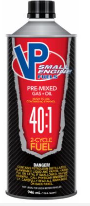 40:1 FUEL MIX FOR HOMEOWNER LAWN EQUIPMENT