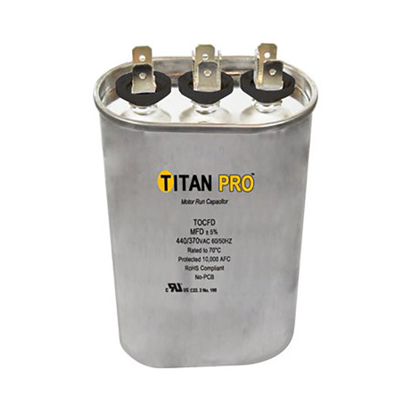 35 + 5MFD x 440Volt Oval Capacitor