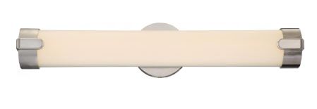 WALL SCONCE DOUBLE LOOP END 24" BRUSHED NICKEL
