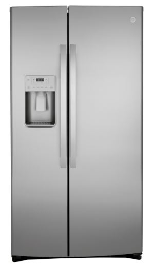 25CF GE SIDE BY SIDE REFRIGERATOR STAINLESS STEEL