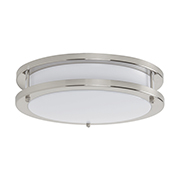 Ceiling Fixture 16" Led Silver