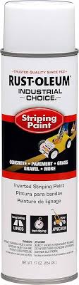 White Inverted Aerosol Spray Striping Paint - 17oz