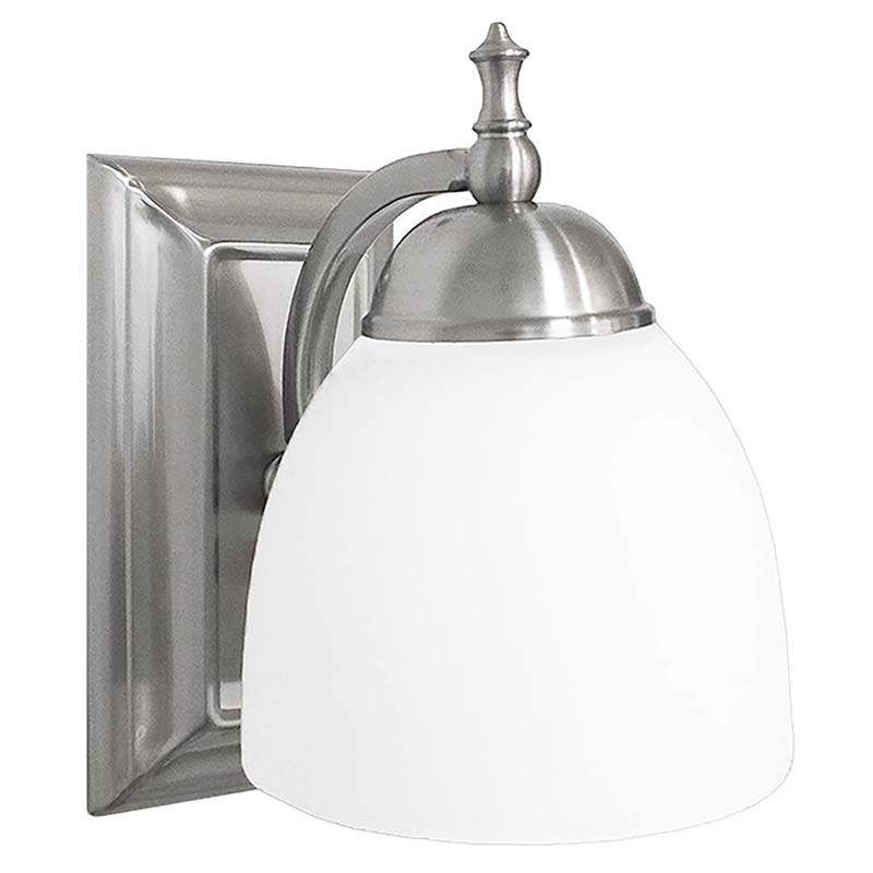7" Dallas 1 Bulb Wall Sconce - Satin Nickel