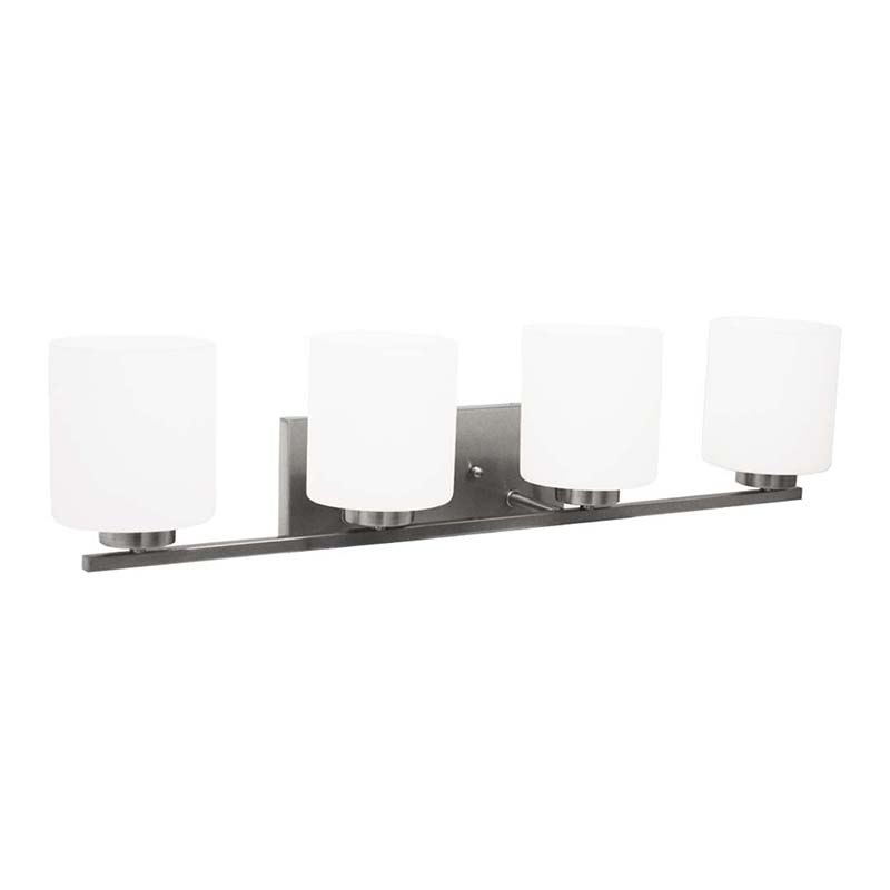 31" Idris 4 Bulb Vanity Fixture - Satin Nickel