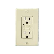15 Amp Tamper Resistant GFCI Receptacle - IVORY