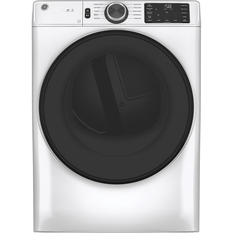 GE® 7.8 cu. ft. Front Load Dryer with SmartHQ™ E-Star® - White