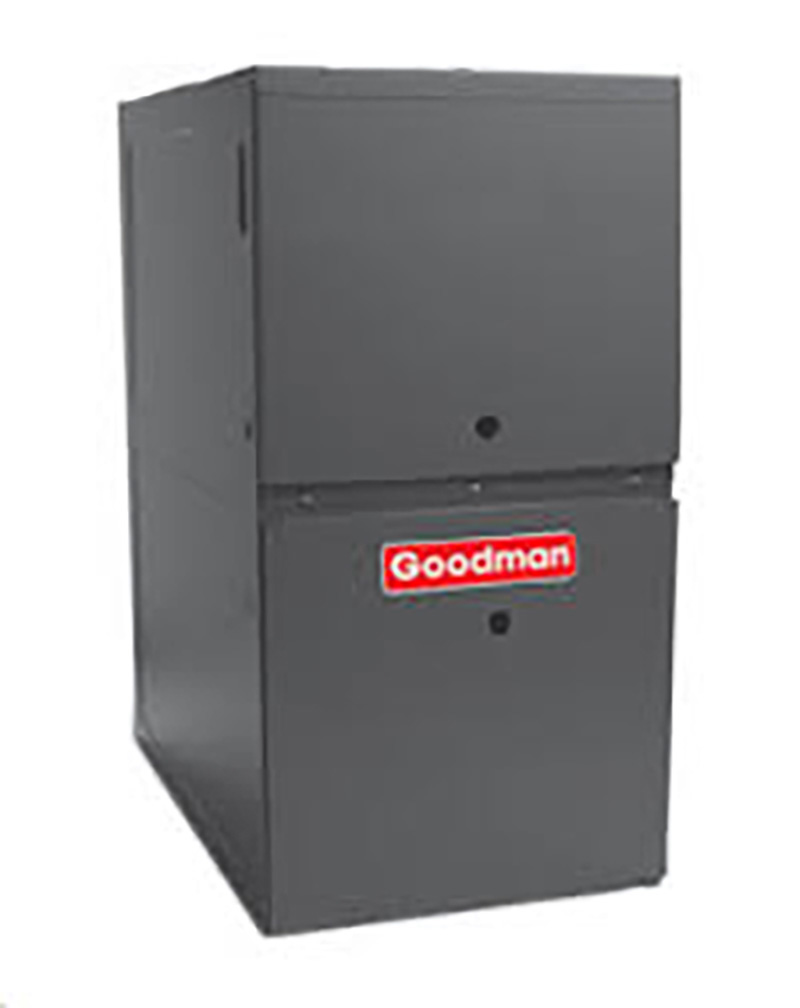 3 Ton Goodman R32 80% AFUE Gas Furnace - Multi-Speed - Single Stage - 64K BTU