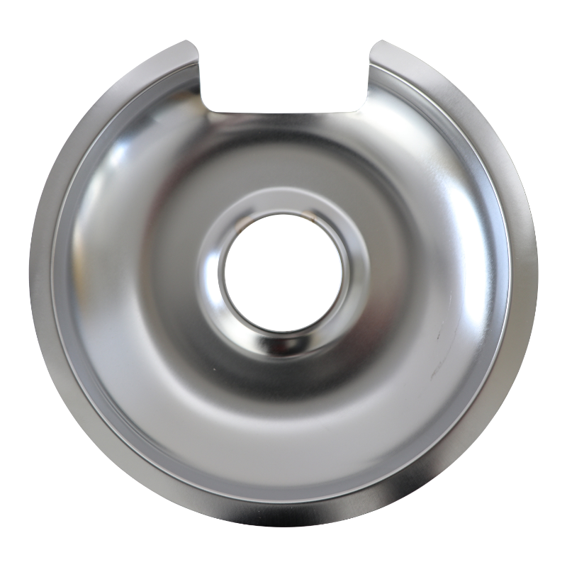 GE® and Hotpoint® Chrome Drip Pans - 8" - TP8C1 - 6/Pack