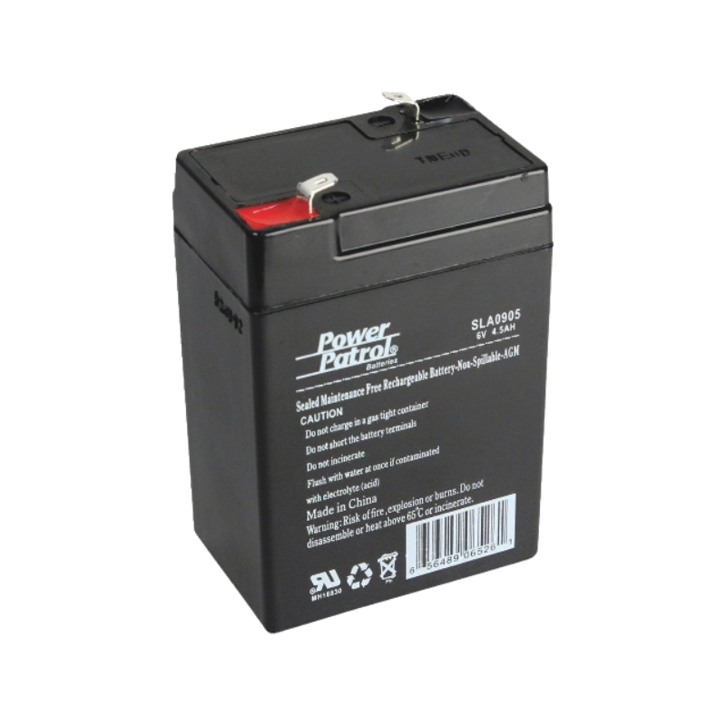 Interstate 6V 4.5A Rechargeable Security System Battery