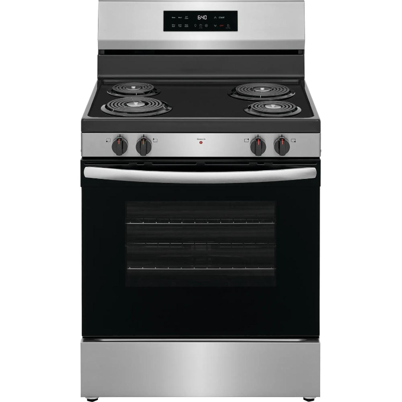 Frigidaire® 30" Free-Standing 4 Burner Self Cleaning Electric Range - Stainless Steel