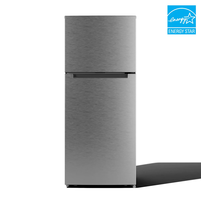 Element® 17.6 cu. ft. Icemaker Ready Top Freezer Refrigerator E-Star® - Stainless Steel