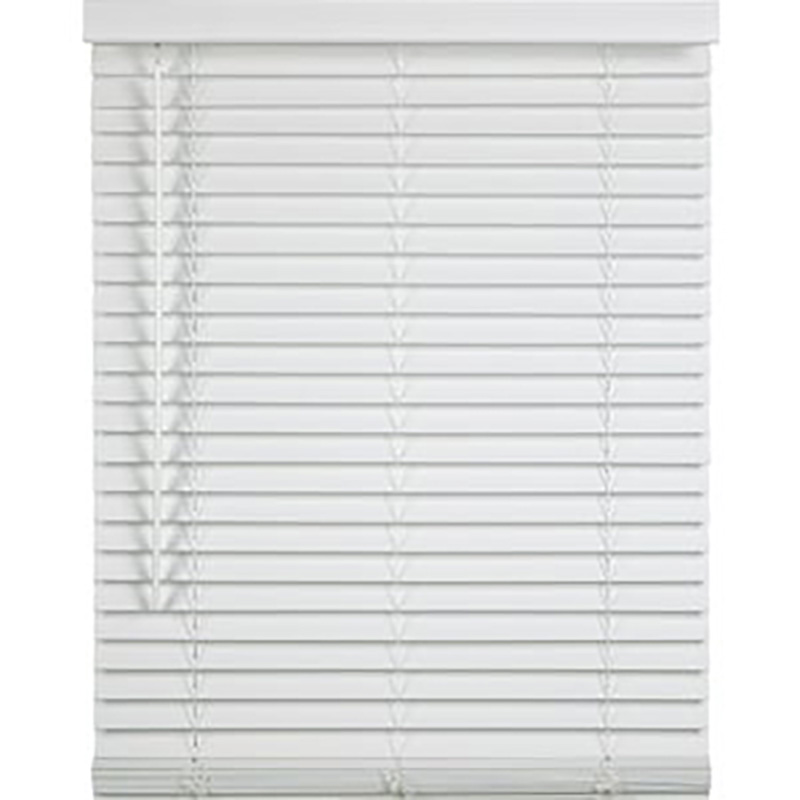2" Faux Wood Blind - 27" W x 84" L - White