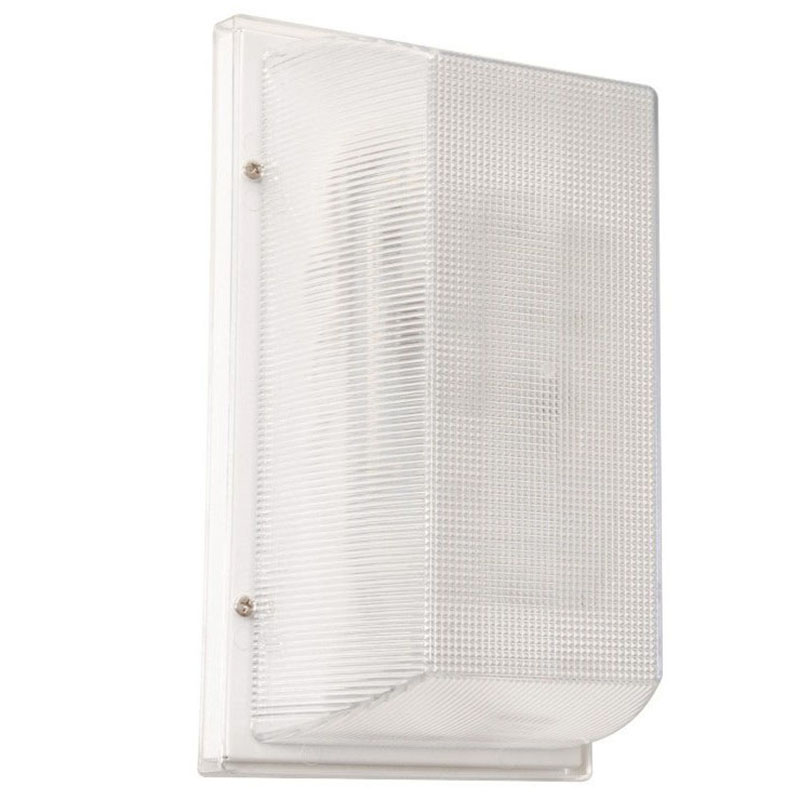 11" Outdoor LED 5000K Wall Fixture - Clear White