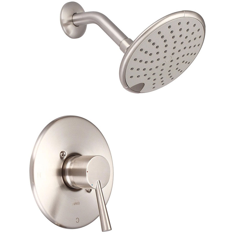 Olympia Single Handle Shower Trim Set - Satin Nickel