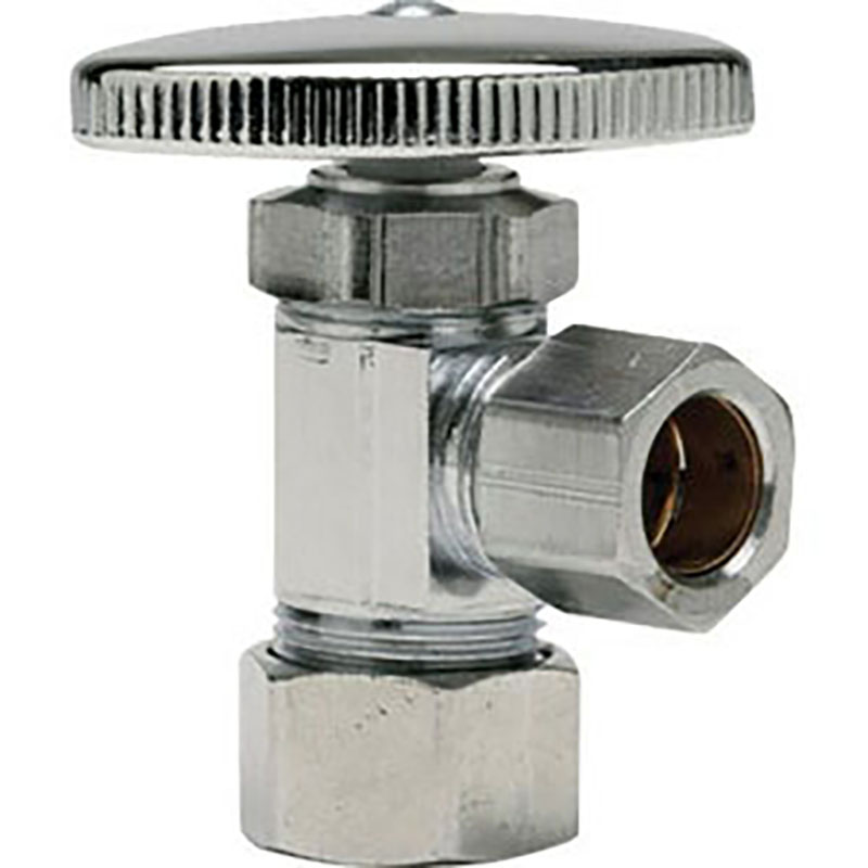 Quart Turn Angl Stop 5/8"Cx3/8"C