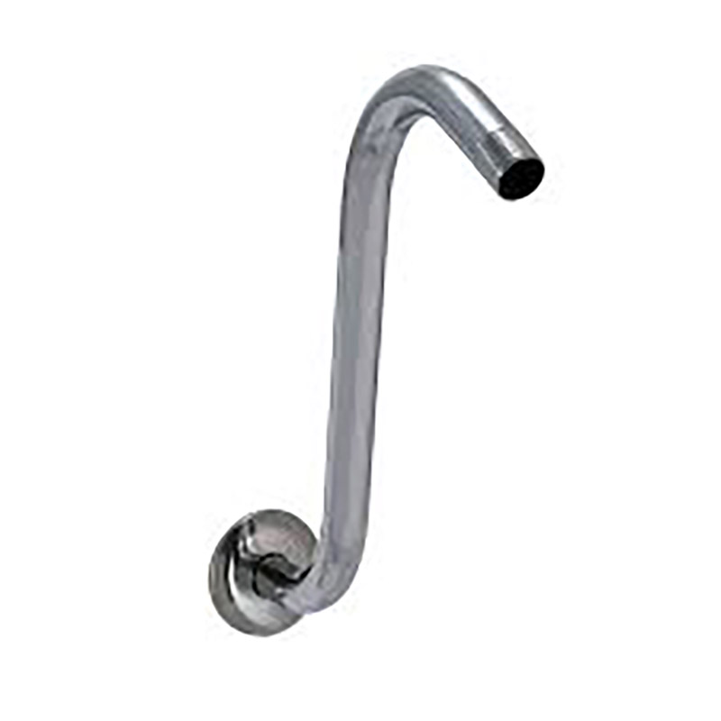 S-Shaped Shower Arm W/Flange 11"