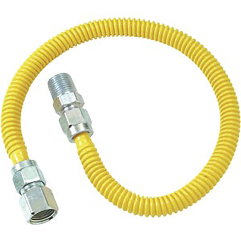 1/2"Od 3/8"Id X 3' Flex Gas Line