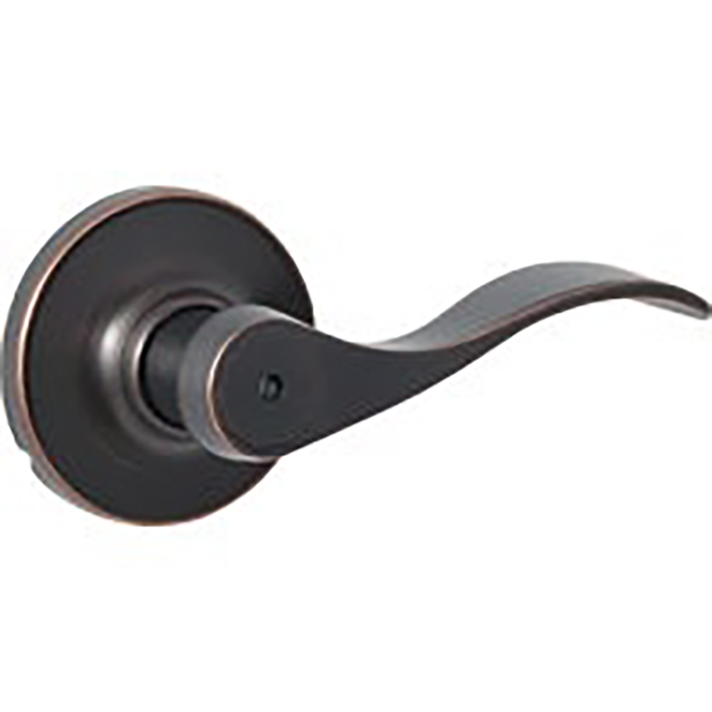 Deco Lever Privacy Lock Bronze