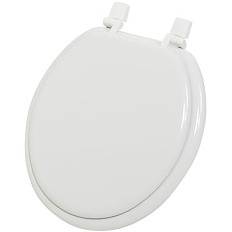 Standard White Wood Toilet Seat