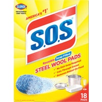 S.O.S. Steel Wool Soap Pads Pack18