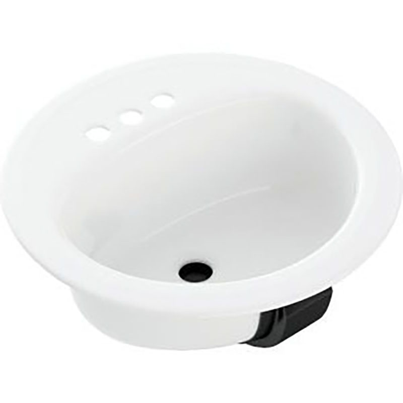 20" X 17" Steel Lav Sink White