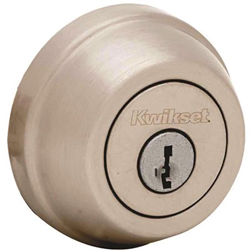 Kwikset 780 Single Cylinder Deadbolt - SmartKey - Satin Nickel