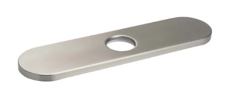 Kitchen Faucet Deck Plate - Satin Nickel