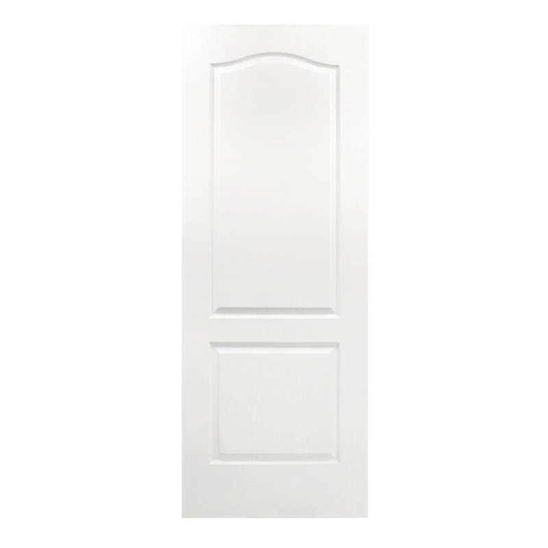 Primed 2 Panel Arched Top Camden Interior Door Slab - 28" x 80" - White