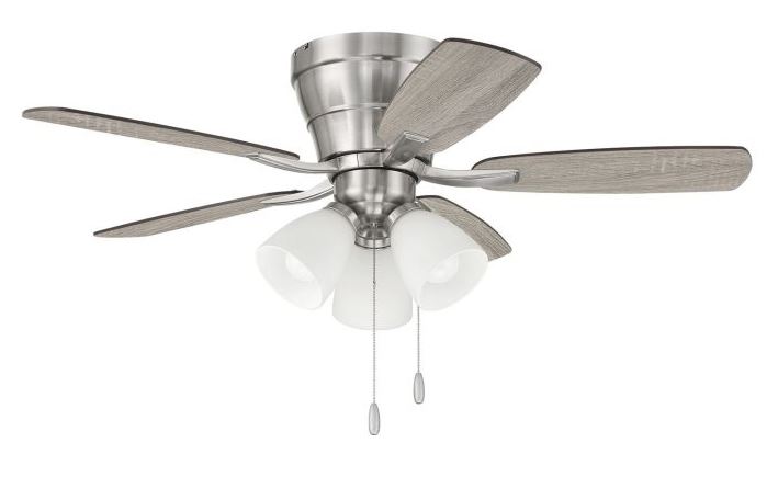 Wyman 52" LED Indoor Ceiling Fan - Satin Nickel