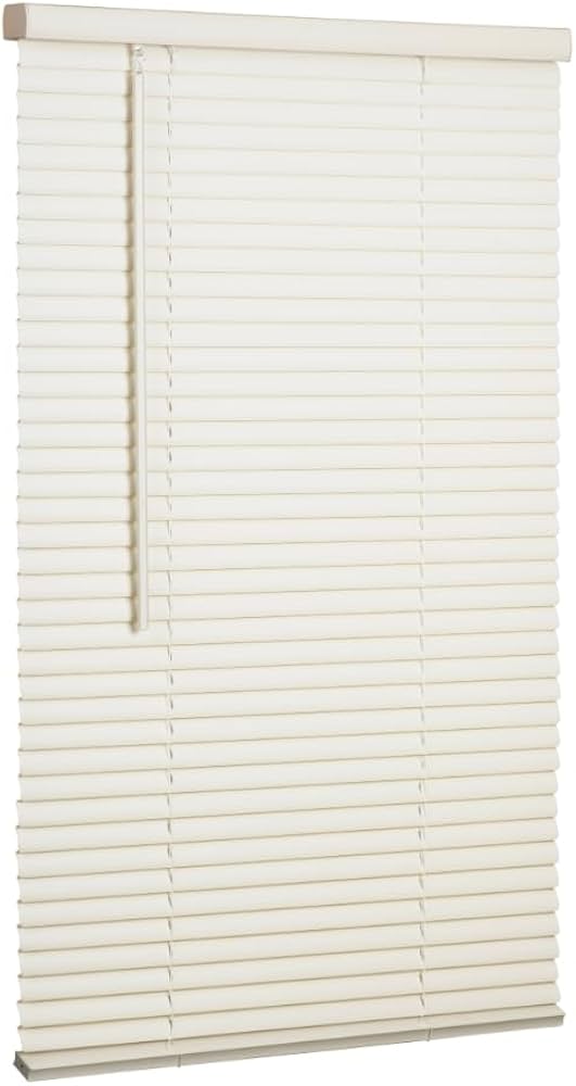 1" Vinyl Mini Blind - 31" W x 48" L - White