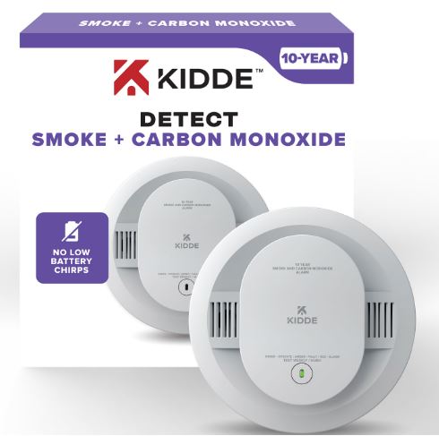 Kidde Smoke/Carbon Monoxide Detector 10-Year Battery