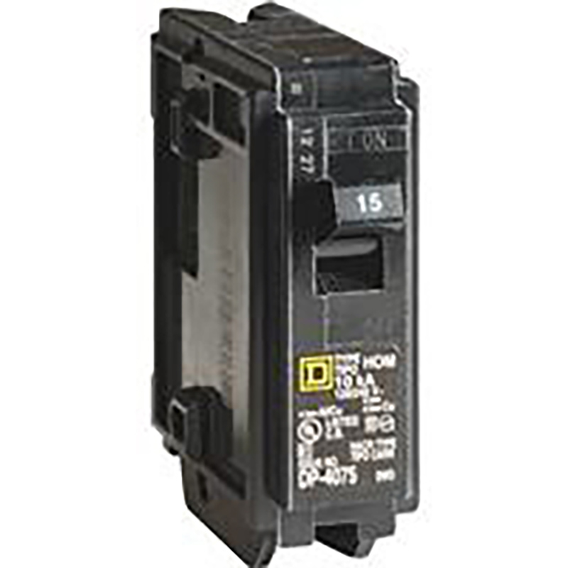 Square D Breaker - 20 Amp - Single Pole - Homeline - 1" Wide