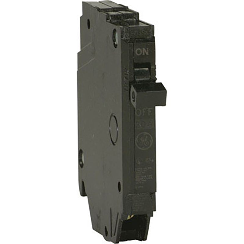 GE Breaker - 15 Amp - Single Pole - THQP Type - 1/2" Wide