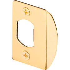 Standard Strike Plate - Polished Brass