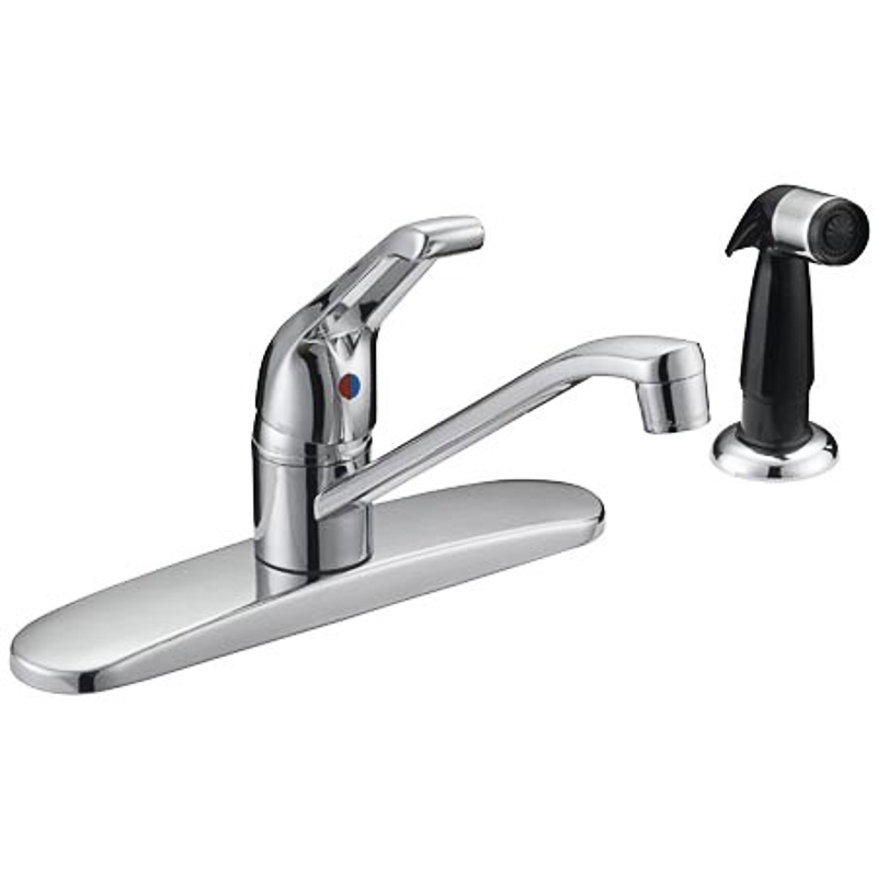 Prestige Single Handle Kitchen Faucet - Chrome -With Spray